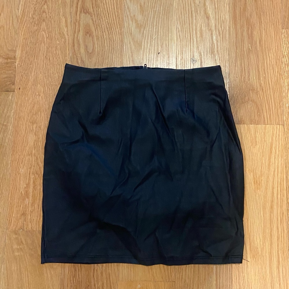 Mini Leather Skirt